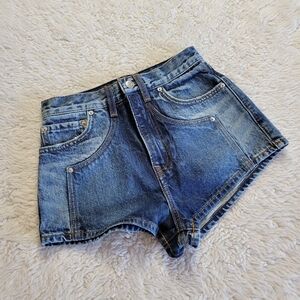 GRLFRND The Kyla Jeans Shorts Hot Shorts Women's 23 Denim 100% Cotton Blue